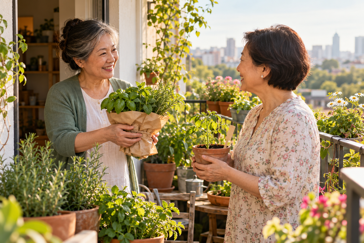 【以花會友】香草陽台的分享哲學：用一抹綠意，連結溫暖的人間煙火
